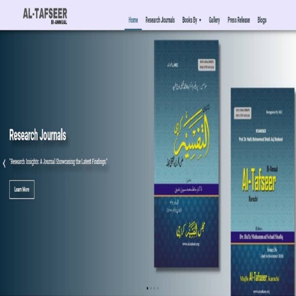 Research Journal Website